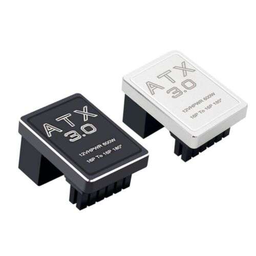 ATX 3.0 12VHPWR 600W 16P to 16P 180 Degree Adapter for High-Powered Graphics Cards