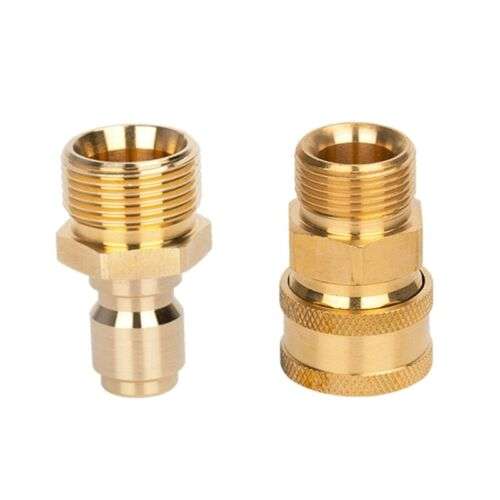 High Pressure Washer Quick Release Connector with M22 Thread for Hose and Outlet