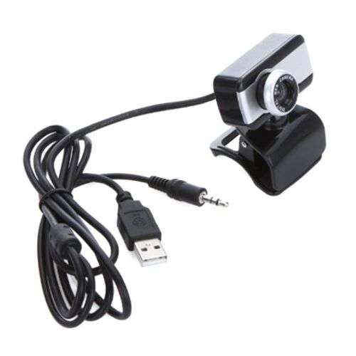 High-Definition USB Webcam with Built-in Microphone for Video Calls, Streaming & Web Conferencing