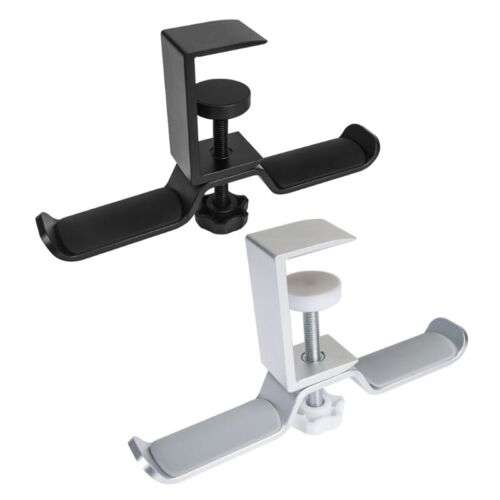 Aluminium Alloy Rotatable Double Earphone Stand for Headphone and Headset Storage