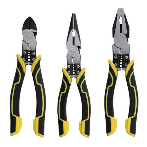 Professional Anti-Rust Wire Stripper Crimper Cutter for Electricians and Construction Workers