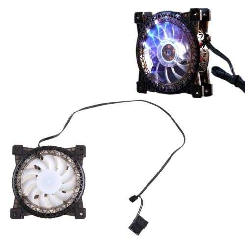 Ultra Quiet Colorful CPU Cooler Radiator with 120mm LED Fan for Silent PC Performance
