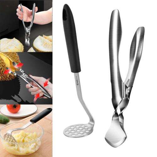 Effortless Durian Shelling: 2-Piece Manual Durian Opener & Masher for Quick & Easy Fruit Preparation