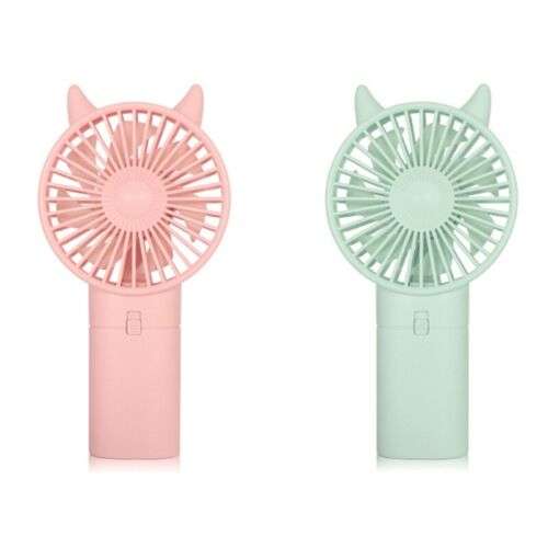 Stylish Mini Portable Fan: Cute Design for Women & Men, Indoor & Outdoor Use