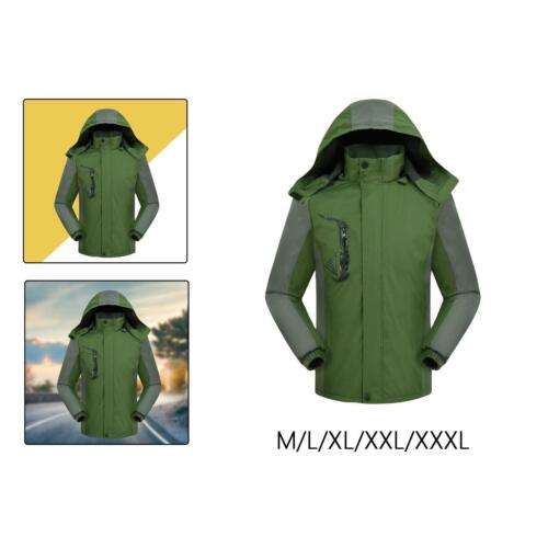 Warm Windproof Hooded Jacket for Hiking, Climbing & Travel