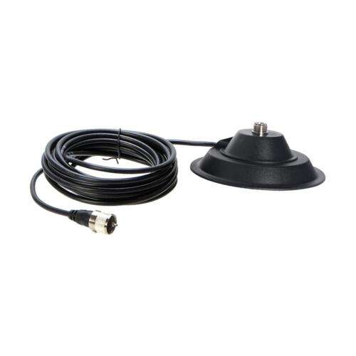 Magnetic Mount Base for KT-7900D Mobile Radio Antenna with PL-259 Plug - 12cm Black