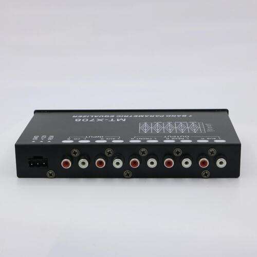 7 Band Car Equalizer with Blue Light Illumination for Enhanced Audio Experience