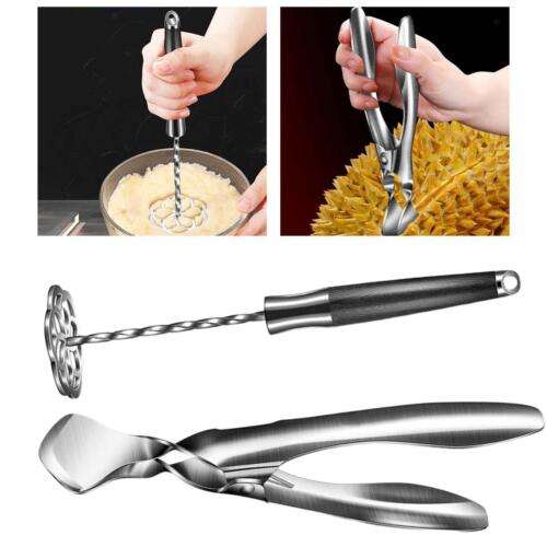 Effortless Durian Enjoyment: Opener & Masher Set for Restaurants & Homes