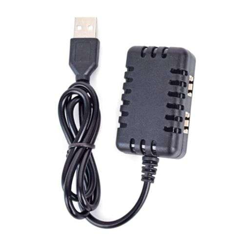 7.4V USB Charging Cable with Dual XH-3P Connectors for LiPO/Li-Ion Battery Charging