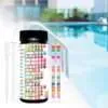 Accurate 100-Piece Water Test Strips for Pools, Ponds, and Aquariums: Monitor Water Quality for Healthy Environments