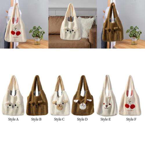 Women's Plush Handbag: Versatile Single Shoulder Bag, Lightweight and Stylish, Perfect Gift for Any Occasion