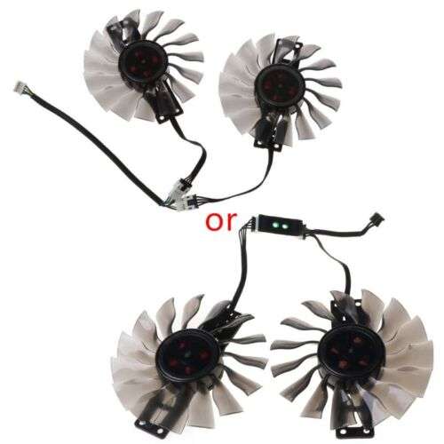 2-Pack 90mm GA92S2H Graphics Card Cooling Fan for GTX960 - 4PIN VGA Fan for Improved Cooling
