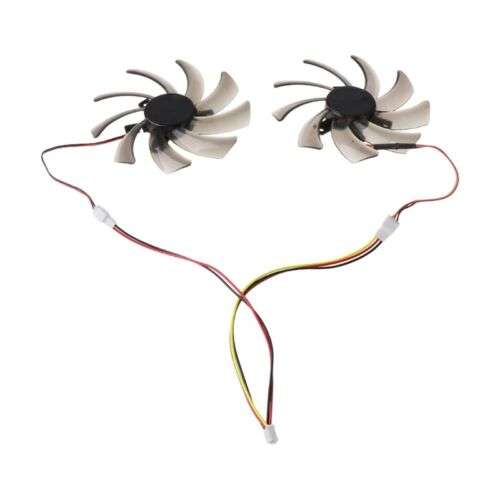 Dual Cooling Fan Replacement for Gigabyte 7850 Radon R9 270 GTX 670 Graphics Cards
