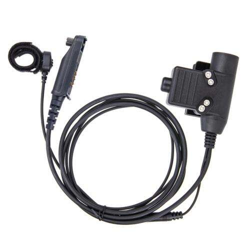 UV-9R Two-Way Radio PTT Adapter with 31.5-inch Cord for Clear Communication