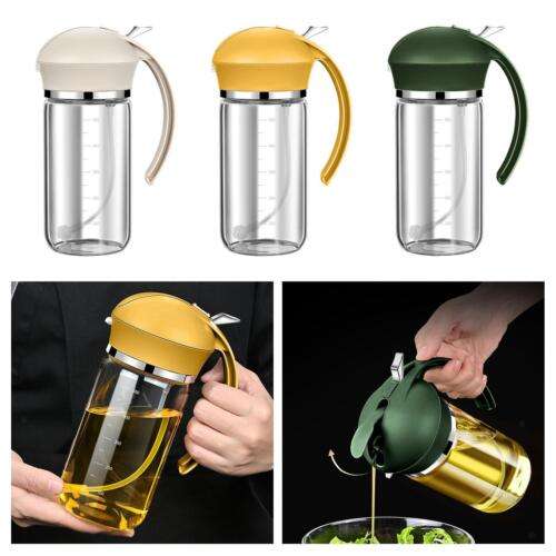 2-in-1 Portable Oil Dispenser Spray Bottle for BBQ, Baking & Household Use
