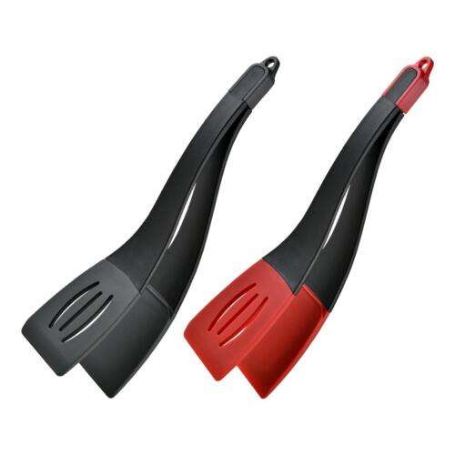 2-in-1 Spatula & Tongs Set for Perfect Steak, Eggs, and More!