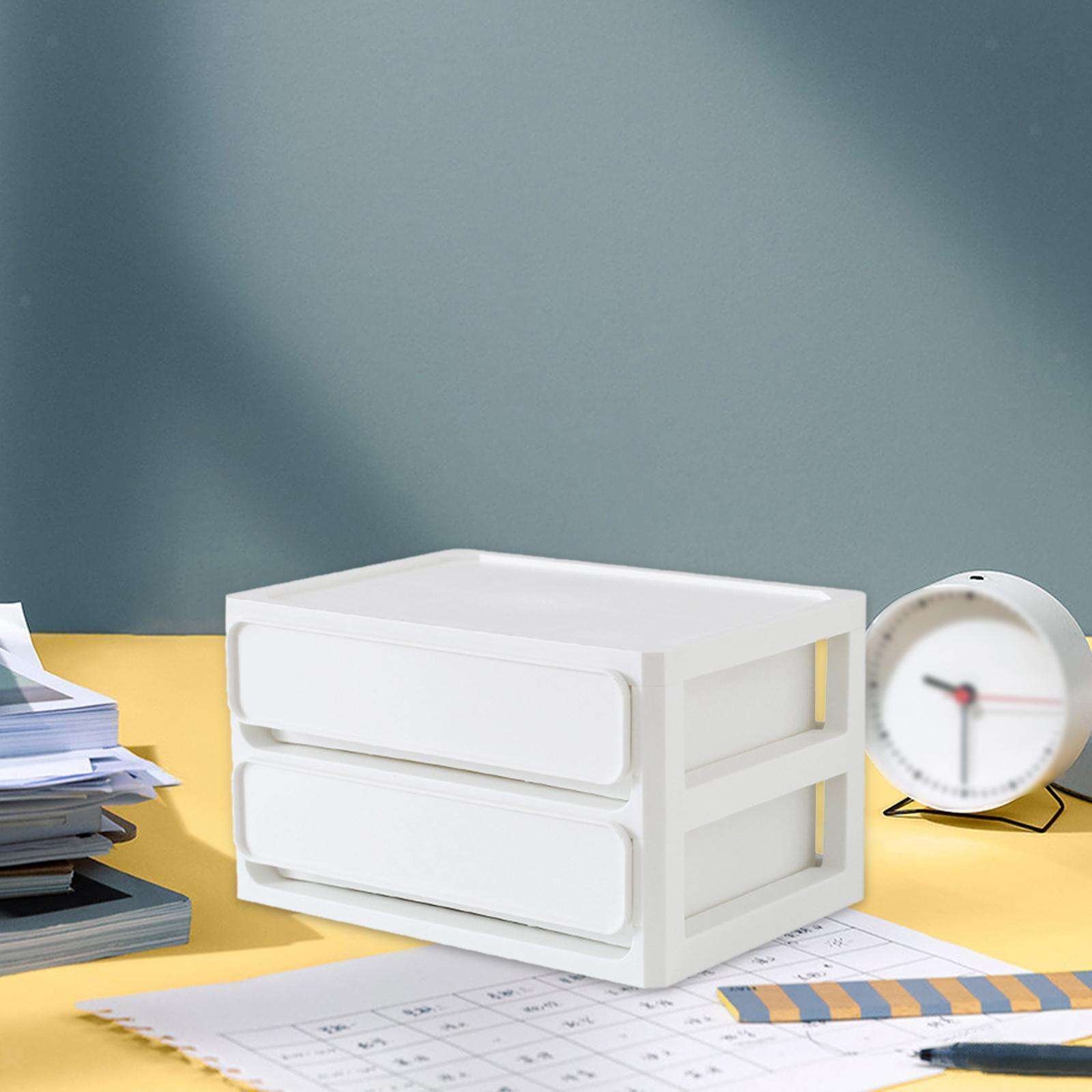 Stackable Desk Organizer for Makeup, Tape, Pens, and Jewelry - Perfect for Small Spaces