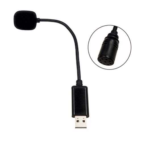 USB 2.0 Mini Portable Microphone for Clear Laptop, Notebook, PC, MSN & Skype Calls