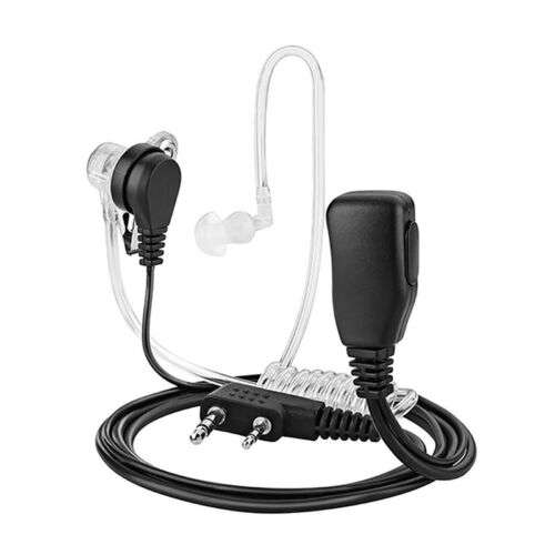 Covert Acoustic Tube Headset for Two-Way Radio Communication (TYT UV-5R, BF-888S, CB Radio)