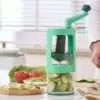 Effortless Meal Prep: Hand Crank Food Processor for Chopping Onions, Garlic, Carrots, and More!