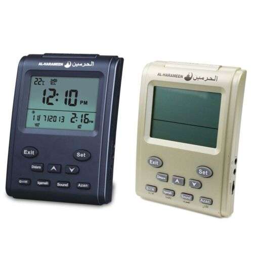 Modern Praying Table Clock with LCD Display & Azan Alarm for Home Decor