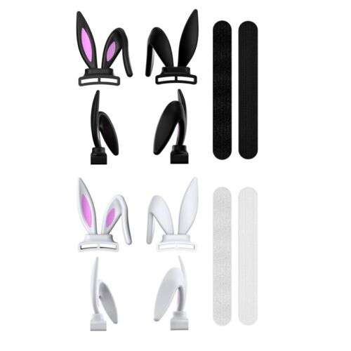 Adorable Simulation Ear Ornament for Headphone Decoration - Cute Headset Accessories