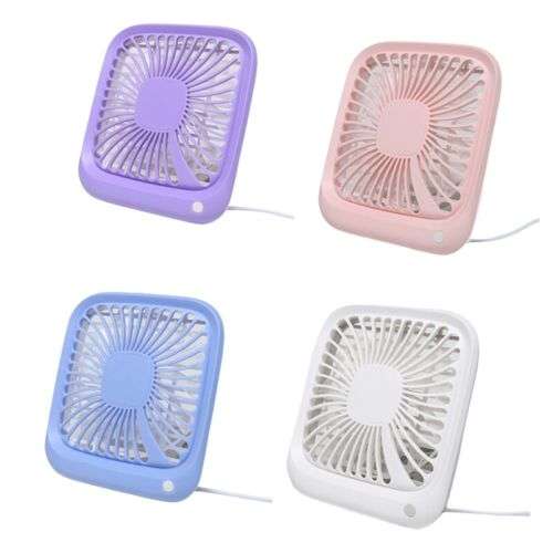 Portable 3-Speed USB Fan: Foldable for Desk, Car, & Travel
