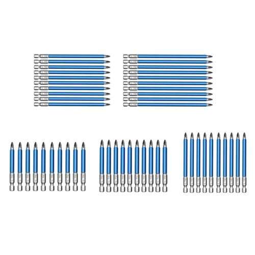 Heavy-Duty Non-Slip Drill Bits and Magnetic Screwdriver Set for Secure Driving