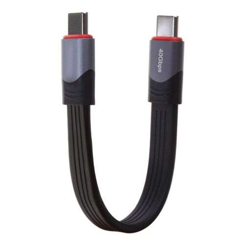 Ultra-Fast USB 4.0 Data & PD 100W Charging Cable for Laptops, Smartphones, and Tablets