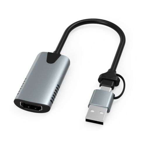 4K@30Hz High-Definition Plug & Play Capture Card for Gaming & Streaming - Aluminum Alloy