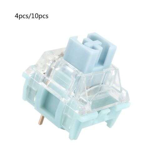 TTC Bluish White 42g 3-Pin Switches for Smoother Typing on Your Mechanical Keyboard (10/4PCS)