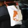 Car Hanging Tissue Holder Bag for Vehicles, Dining Rooms, and Households
