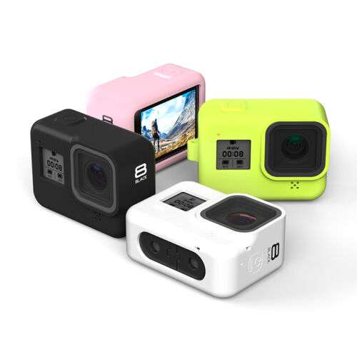 GoPro Hero 8 Soft Silicone Protective Case with Lanyard - Secure and Stylish Camera Protection