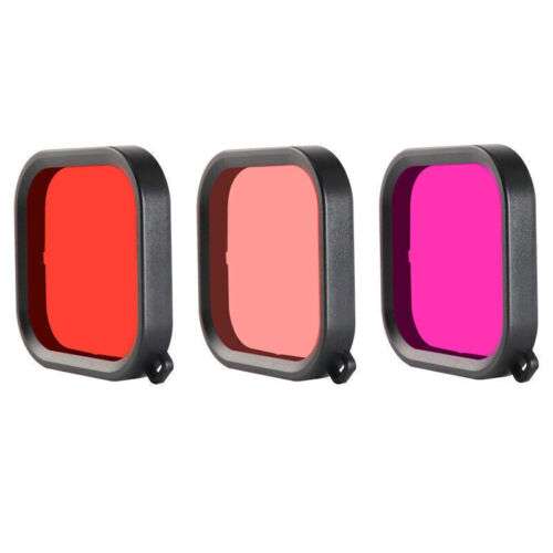 High-Transmittance Diving Filter Lens Cover for GoPro Hero 8 Black Housing - Enhance Underwater Clarity and Colors.
