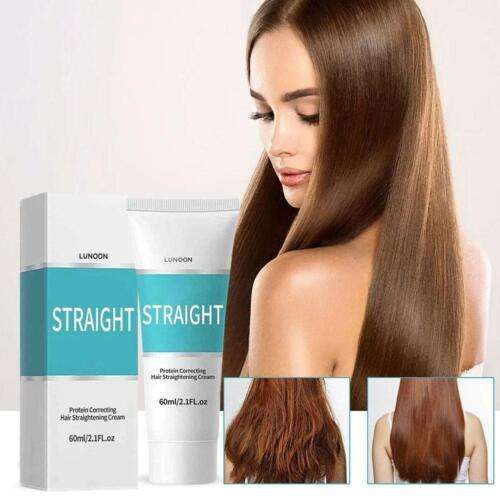 Silk & Gloss Protein Correcting Hair Straightening Cream for Smooth, Shiny Hair