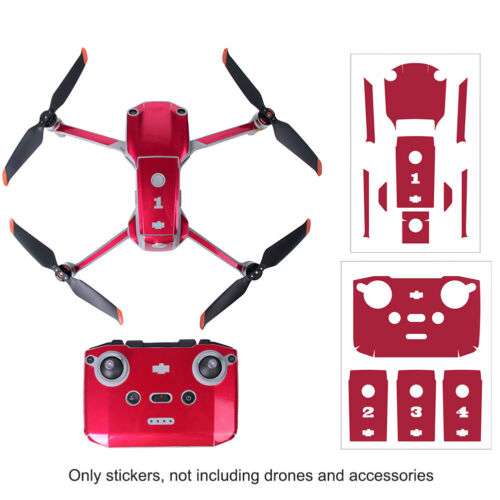 DJI Air 2S Battery Protective Film: Anti-Scratch PVC Sticker Set for Enhanced Protection