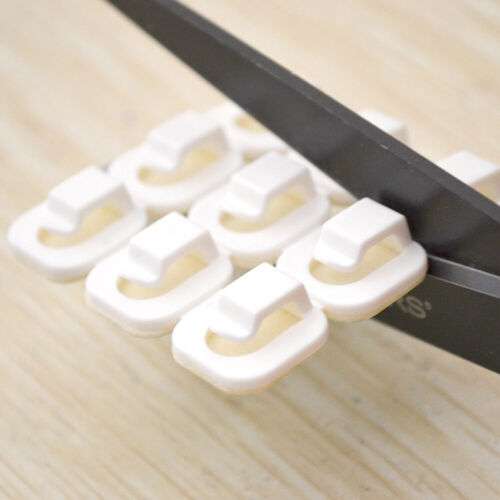 18pcs Self-Adhesive Electric Wire Cable Clips for Tidy Home Organization