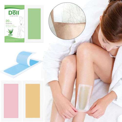20PCS Non-Woven Wax Strips for Painless Body Hair Removal
