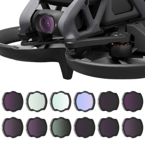 DJI Avata Drone Optical Glass Filter Kit - UV, ND, CPL, ND-PL for Enhanced Video & Photography