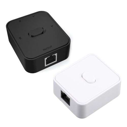 2-Port Gigabit Ethernet Switch for Network Sharing and Device Connection