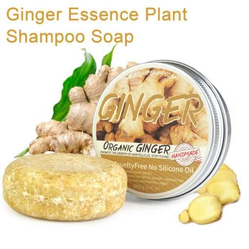 Upgrade Ginger Hair Regrowth Shampoo Bar for Thicker, Fuller Hair Growth