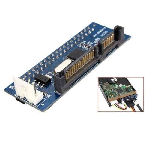IDE to SATA Adapter for Hard Drive Upgrade on Windows PCs (98/ME/2000/XP/7)