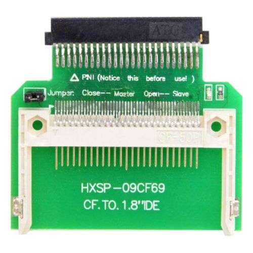 1.8" IDE to CF Compact Flash Card Adapter for 1.8 Inch 50 Pin IDE Host Devices