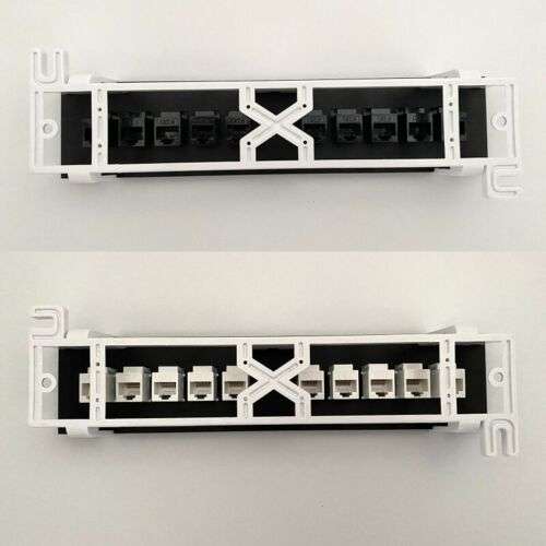 Wallmount/Rackmount 1U Ethernet Panel Punch Down Block for CAT6 Cabling: Organize and Terminate Your Network Connections.