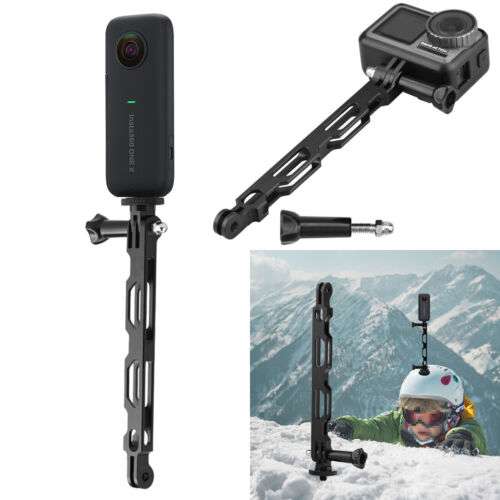 Aluminum Extension Arm for Insta360/DJI Osmo Action - Extended Mount Holder for Action Cameras
