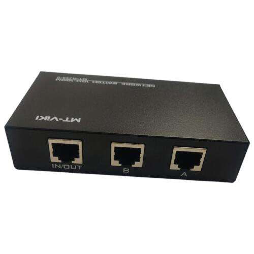 2-Port Manual AB Sharing Switch Box Adapter for Network Sharing and Switching