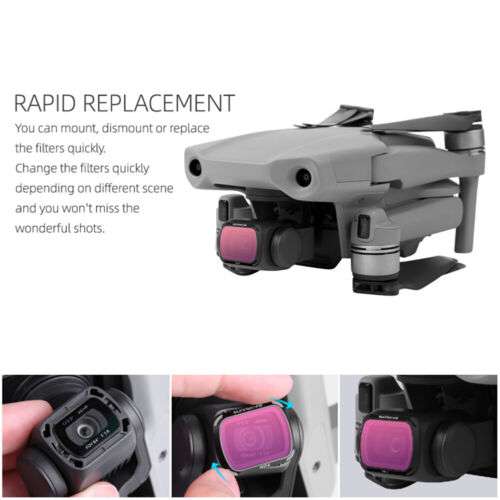 Ultimate Gimbal Camera Lens Filter Kit: UV, CPL, ND, NDPL, Waterproof & Air