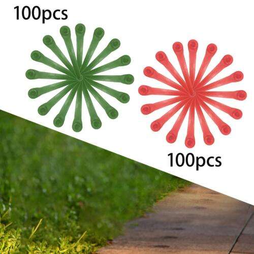 100 Pack Machine Trimming Blades for Lawn Mower Replacement