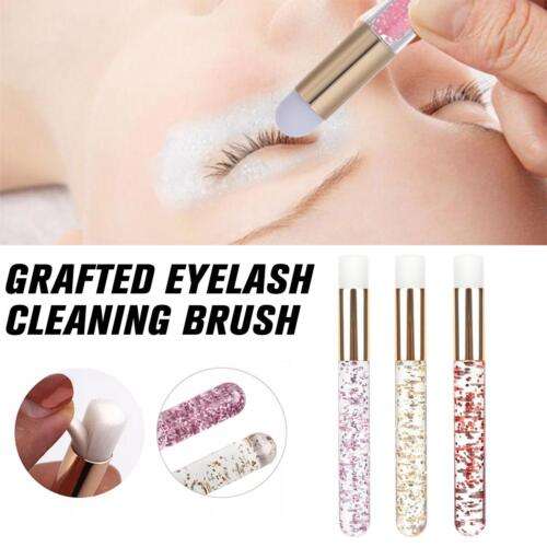 Professional Lash Cleanser Brushes for Gentle Eyelash Shampoo & Makeup Brush Cleaning