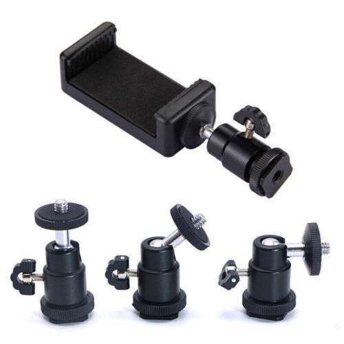 Universal Metal Photography Light Bracket for Phone & Accessories with 1/4 Mini Hot Shoe